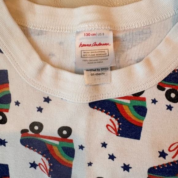 2 for $10 Hanna Andersson Roller Skates Kids Pajamas Set - Picture 3 of 3